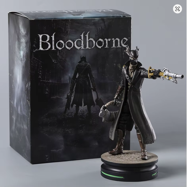 Коллекционная фигурка Охотник Хантер из игры BloodBorne Бладборн, статуэтка героя игры Bloodborne с подставкой, 23 см - Фото 1 Коллекционная фигурка Охотник Хантер из игры BloodBorne Бладборн, статуэтка героя игры Bloodborne с подставкой, 23 см - изображение 1