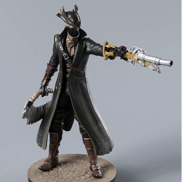 Коллекционная фигурка Охотник Хантер из игры BloodBorne Бладборн, статуэтка героя игры Bloodborne с подставкой, 23 см - Фото 7 Коллекционная фигурка Охотник Хантер из игры BloodBorne Бладборн, статуэтка героя игры Bloodborne с подставкой, 23 см - изображение 7