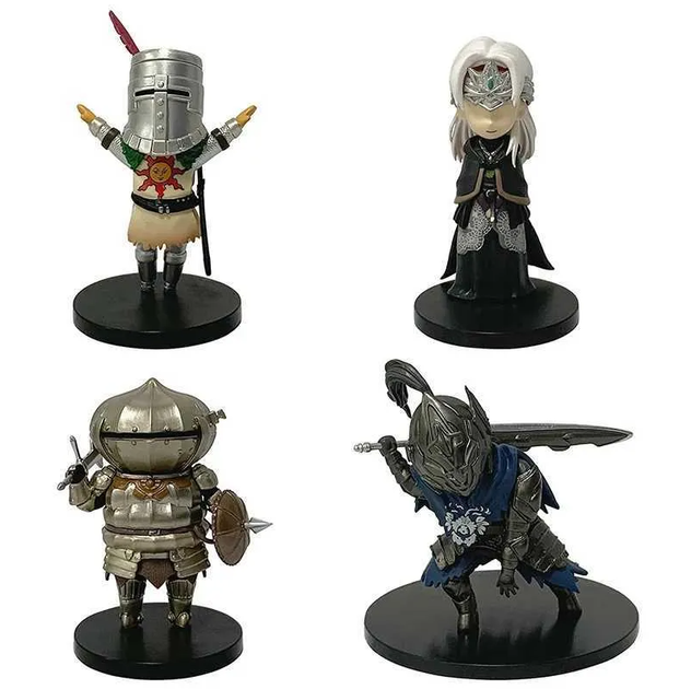 Набор коллекционных мини-фигурок Dark Souls — Рыцарь Солнца Солер, Луковый Рыцарь, Серебряный Рыцарь и Хранительница Огня, 4 шт - Фото 2 Набор коллекционных мини-фигурок Dark Souls — Рыцарь Солнца Солер, Луковый Рыцарь, Серебряный Рыцарь и Хранительница Огня, 4 шт - изображение 2