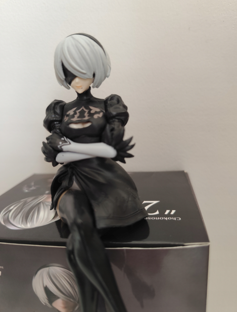 Фигурка коллекционная с игры NieR: Automata Yorha (Ниер Аутомата 2В), 15см - изображение 8