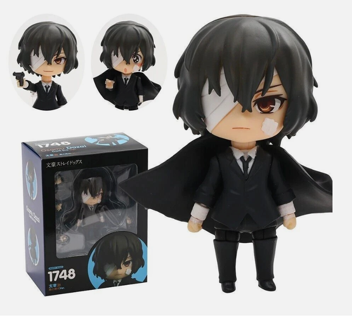 Колекційна аніме фігурка Osamu Dazai Nendoroid 1748 9 см Bungo Stray Dogs – статуетка Осаму Дазай (Проза бродячих псов) - Фото 1 Колекційна аніме фігурка Osamu Dazai Nendoroid 1748 9 см Bungo Stray Dogs – статуетка Осаму Дазай (Проза бродячих псов) - зображення 1