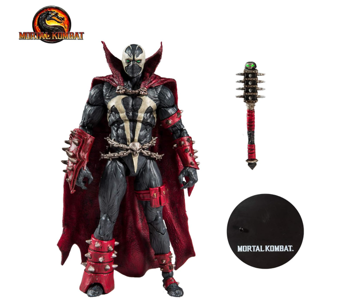Колекційна фігурка Spawn Mortal Kombat Series з булавою 18 см — Спаун Мортал Комбат Comics рухомаря168 figure антигероя з коміксів Макфарлейн - зображення 2