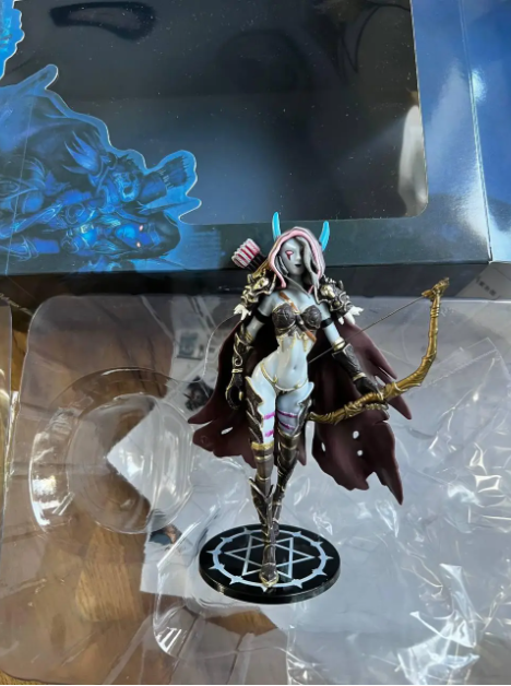 copy_Фигурка Sylvanas Windrunner Ghost Queen World of Warcraft / Сильвана Ветрокрыла Варкрафт / Статуэтка BauTech Tribal Queen Sylvanas – коллекционная аниме фигура Королевы Сильваны 14 см на подставке - изображение 9