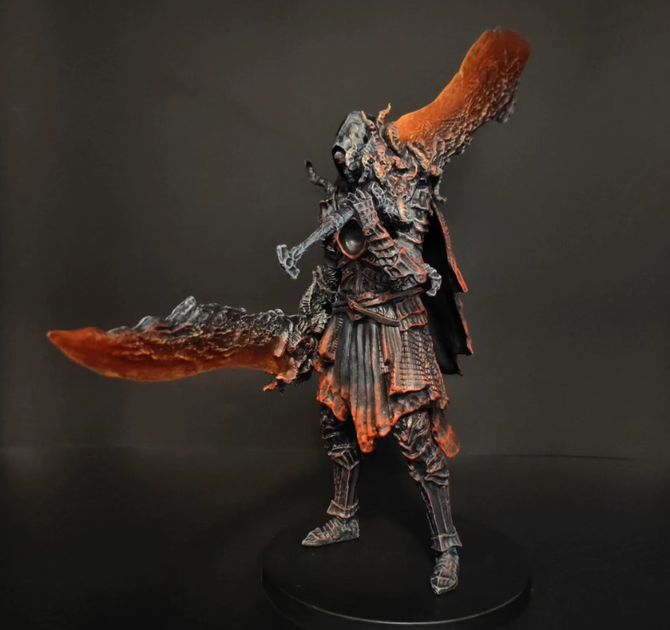 Коллекционная фигурка статуэтка Рыцарь Раб-Гаэль (Slave Knight Gael) из игры Dark Souls III anime figure collection, 26 см - изображение 9