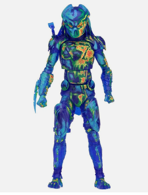 Коллекционная экшн фигурка Thermal Vision Fugitive Predator (Хищник-беглец в режиме тепловизора) 20 см с набором аксессуаров action figures - Фото 2 Коллекционная экшн фигурка Thermal Vision Fugitive Predator (Хищник-беглец в режиме тепловизора) 20 см с набором аксессуаров action figures - изображение 2
