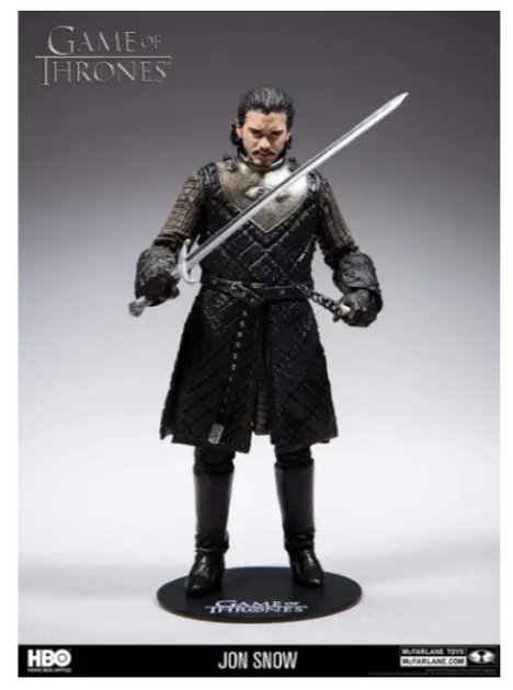 Колекційна екшн-фігурка Джон Сноу Jon Snow з фільму Гра престолів Game of Thrones, 16 см - зображення 6