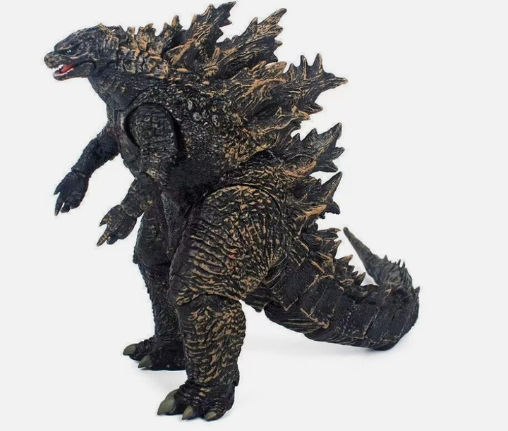 Коллекционная фигурка Годзиллы Godzilla King of Monsters — кайдзю Король монстров с атомным лучом и военными кораблями, 16 см - изображение 2