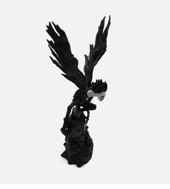 Коллекционная аниме фигурка Ryuk Death Note 23 см – статуэтка Рюк с подставкой (Тетрадь смерти) Anime Statue Figure - изображение 3