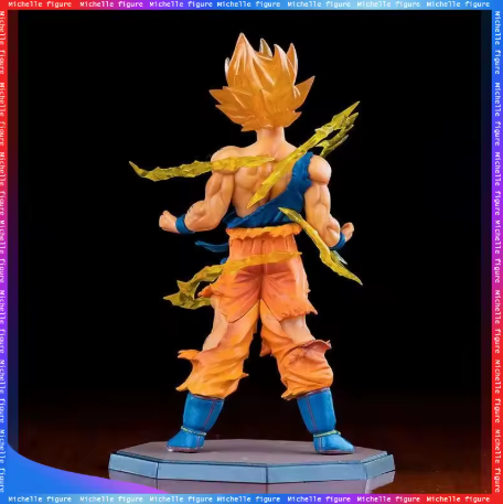 Коллекционная фигурка, статуэтка Сон Гоку аниме Драгон Болл (Son Goku Super Saiyan anime Dragon Ball) - изображение 4