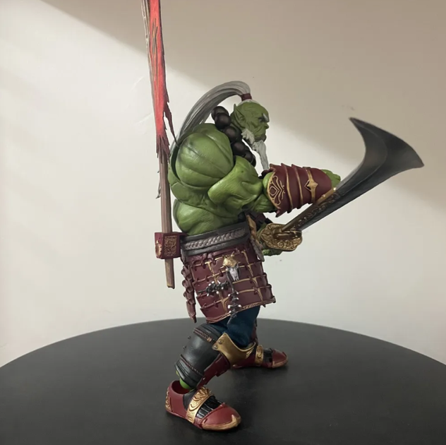 Фигурка Thrall World of Warcraft / Трал Варкрафт / Action Figure Подвижная фигурка 1/10 Орда Орк Мастер меча Doomhammer 22 см коллекционная статуэтка - изображение 10