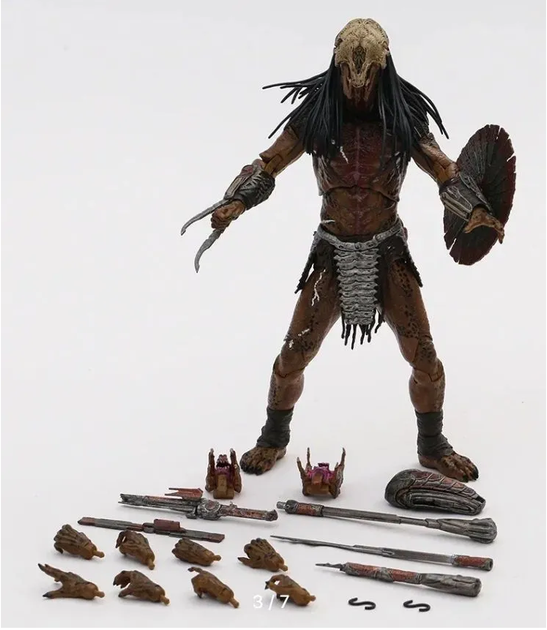 Коллекционная фигурка Prey: Ultimate Feral Predator (Хищник Дикий) — Action Figure 21 см - изображение 8