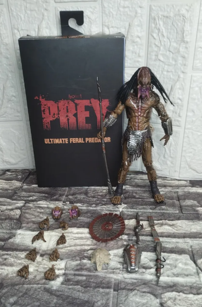 Коллекционная фигурка Prey: Ultimate Feral Predator (Хищник Дикий) — Action Figure 21 см - изображение 14