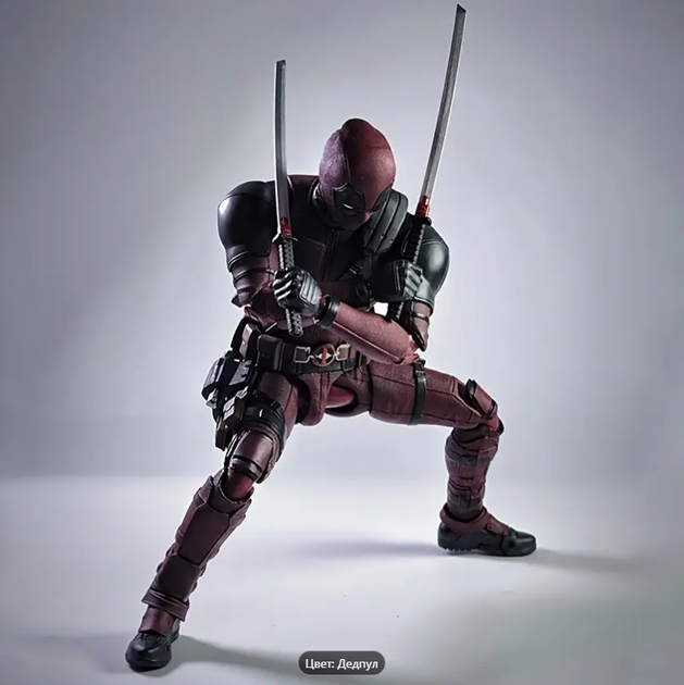 Рухлива фігурка Дедпул Deadpool Marvel 16см - зображення 4