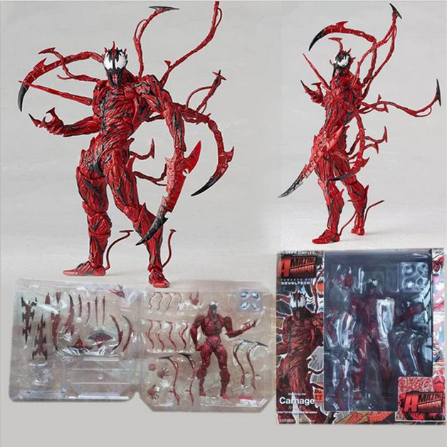 Фигурка Карнаж 18см коллекционная с набором аксессуаров action figures Carnage MARVEL 16 см - изображение 7