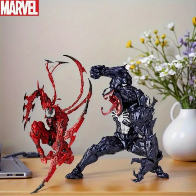 Фигурка Карнаж 18см коллекционная с набором аксессуаров action figures Carnage MARVEL 16 см - изображение 8