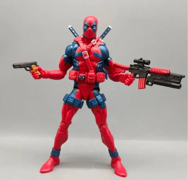 Колекційна фігурка Deadpool (Дедпул) Marvel The Uncanny X-Men 85 Years Legends Series 15 см з аксесуарами - зображення 7