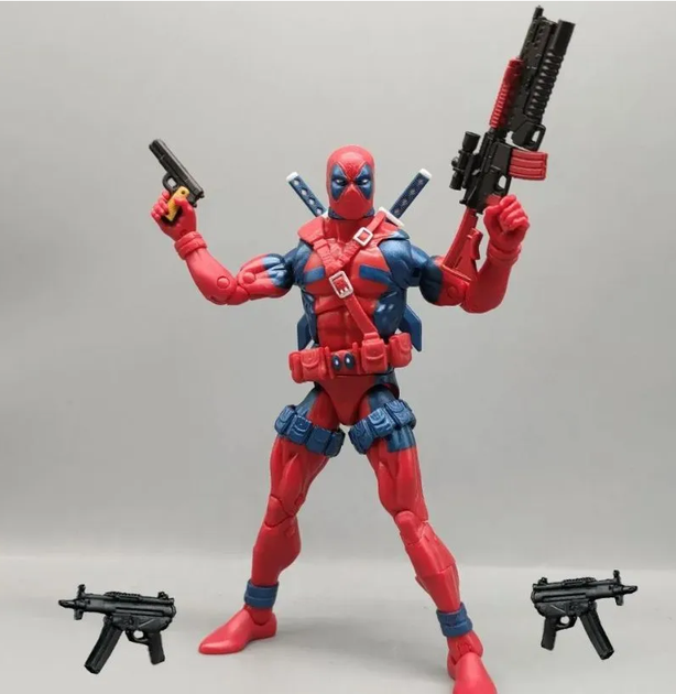 Колекційна фігурка Deadpool (Дедпул) Marvel The Uncanny X-Men 85 Years Legends Series 15 см з аксесуарами - зображення 9
