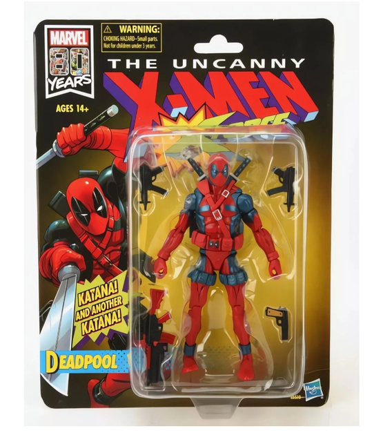 Колекційна фігурка Deadpool (Дедпул) Marvel The Uncanny X-Men 85 Years Legends Series 15 см з аксесуарами - зображення 10