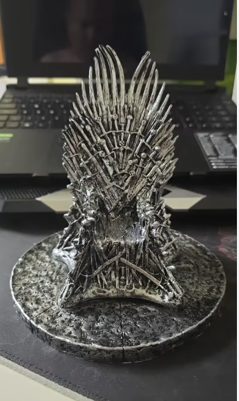 Колекционная фигурка статуэтка Железный Трон Iron Throne Figure (Game of Thrones ), 16см. - изображение 8