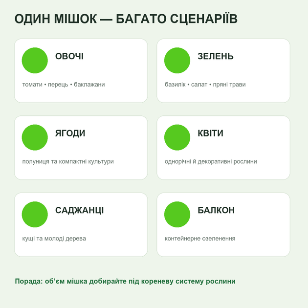 Мешок для выращивания растений 28 л Ø35×30 см черный с двумя ручками (FGB-BK-07-H) - Фото 9 Мешок для выращивания растений 28 л Ø35×30 см черный с двумя ручками (FGB-BK-07-H) - изображение 9