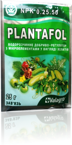 Удобрення мінеральне Плантатор Зав'язь (NPK 0.25.50) 25г - зображення 2