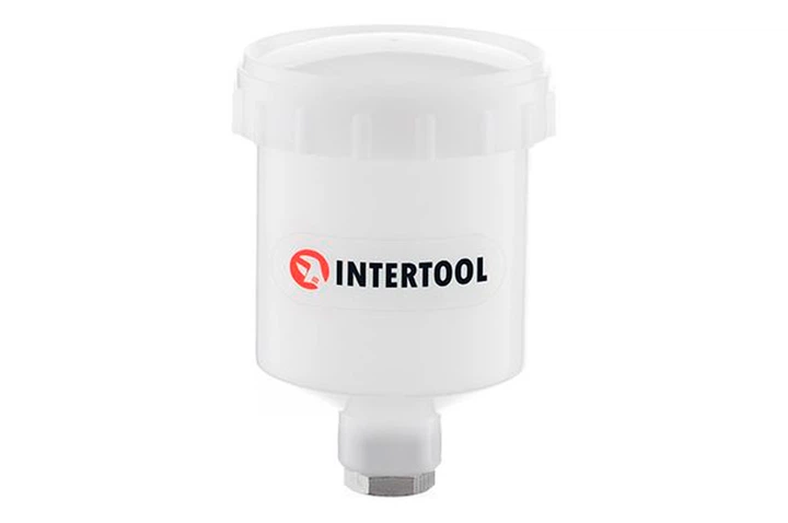 Бачок для пневмопистолета HVLP Intertool 125 мл внутренняя резьба 3/8" - Фото 4 Бачок для пневмопистолета HVLP Intertool 125 мл внутренняя резьба 3/8" - изображение 4