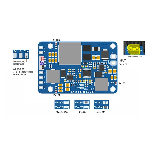 Модуль питания MATEK PM12S-3 (PM12S3) - изображение 3