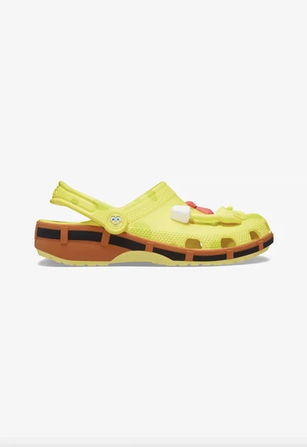 Крокси Губка Боб, Crocs x Sponge Bob жовтого кольору, Унісекс(36-37). - зображення 3