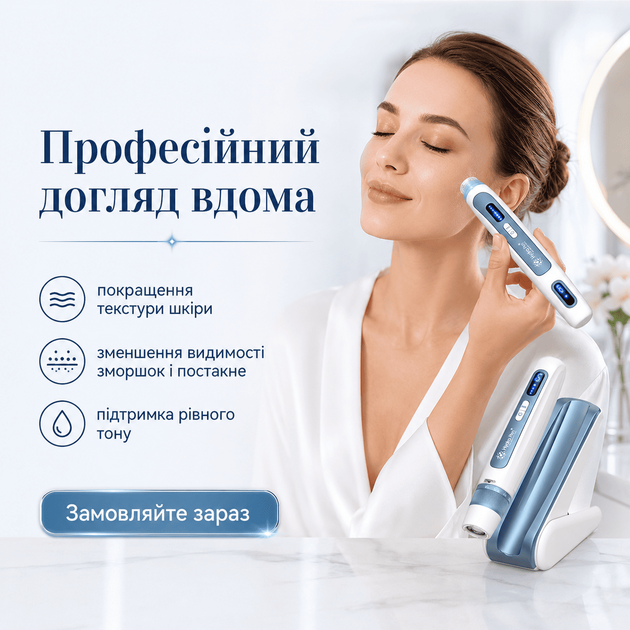 Бездротовий Гідропен Дермапен Hydra Pen для Фракційної Мезотерапії Обличчя та Тіла з Автономною Подачею Сироватки та Функцією EMS H5 - зображення 7