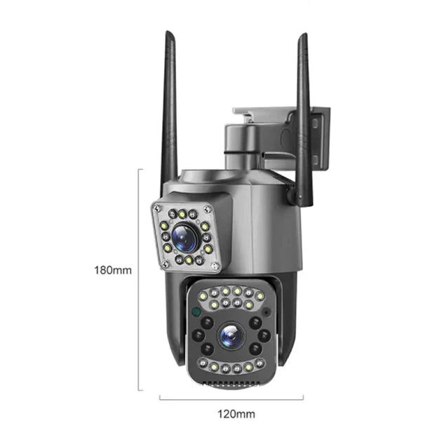 Уличная IP-камера Wi-Fi с двумя линзами SC03 4 Мп / Вайфай камера с датчиком движения / IP камера - изображение 10