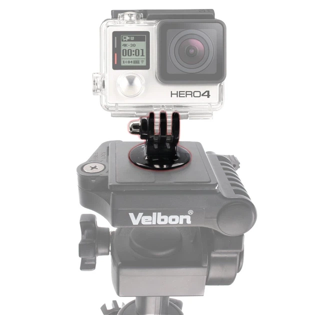 Uchwyt do kamer sportowych z mocowaniem GoPro do statywu czarny (7426775349961) - Zdjęcie 4 Uchwyt do kamer sportowych z mocowaniem GoPro do statywu czarny (7426775349961) - obraz 4