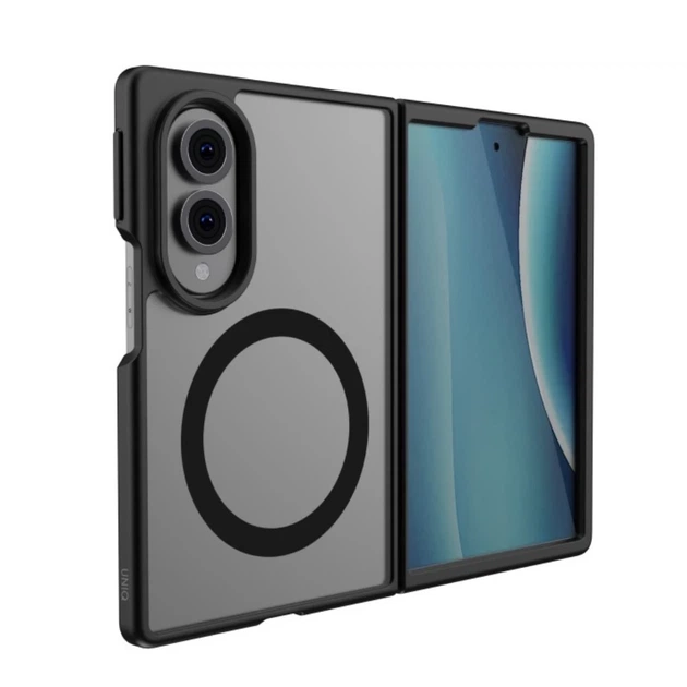 Чехол UNIQ Veren AF для Samsung Galaxy Fold 8 Magclick Charging Black (UNIQ-GZFOLDW-VERNAFMSFST) - изображение 2