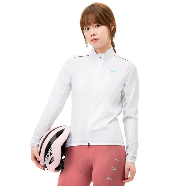 Куртка велосипедная женская Rockbros YPW069 White (5907769393600) - Фото 2 Куртка велосипедная женская Rockbros YPW069 White (5907769393600) - изображение 2