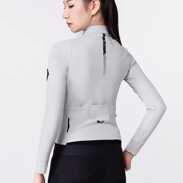 Толстовка велосипедная женская Rockbros YDWT006 TVI утепленная осень/зима M White-Grey (5907769393976) - Фото 4 Толстовка велосипедная женская Rockbros YDWT006 TVI утепленная осень/зима M White-Grey (5907769393976) - изображение 4