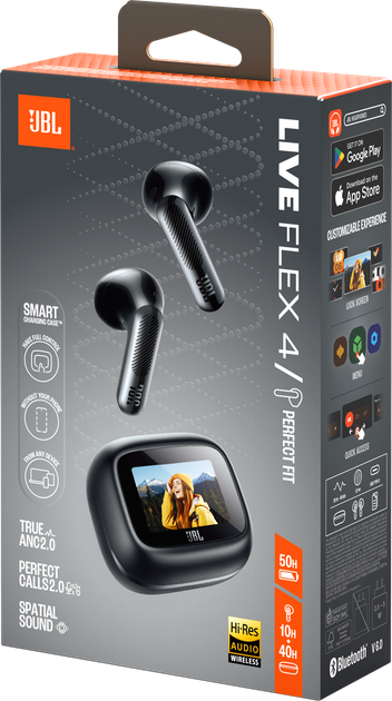 Słuchawki JBL Live Flex 4 Black (JBLLIVEFLEX4BLK) - obraz 10