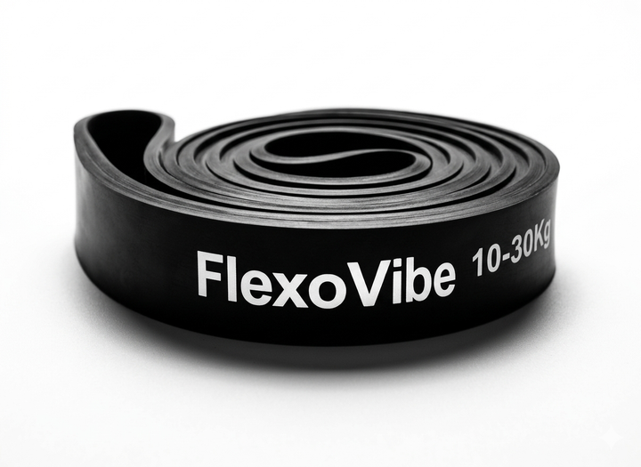 Фітнес резинка FlexoVibe (10–30 кг), чорна - Фото 1 Фітнес резинка FlexoVibe (10–30 кг), чорна - изображение 1