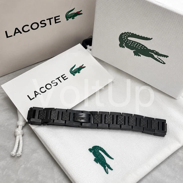 Мужской браслет LACOSTE из нержавеющей стали универсальный 20 см Черный LUX1434 - Фото 3 Мужской браслет LACOSTE из нержавеющей стали универсальный 20 см Черный LUX1434 - изображение 3