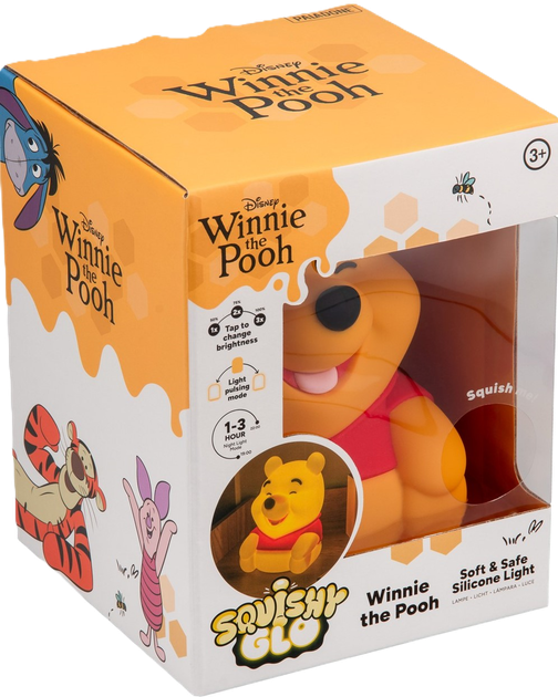 Нічник Paladone SquishyGlo Disney: Winnie The Pooh - Light Rechargeable (PP15864WP) - зображення 3