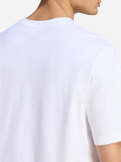 Футболка хлопковая длинная мужская Adidas Camo Circle Graphic T-Shirt KC7163 L Белая (4068804020552) - изображение 5