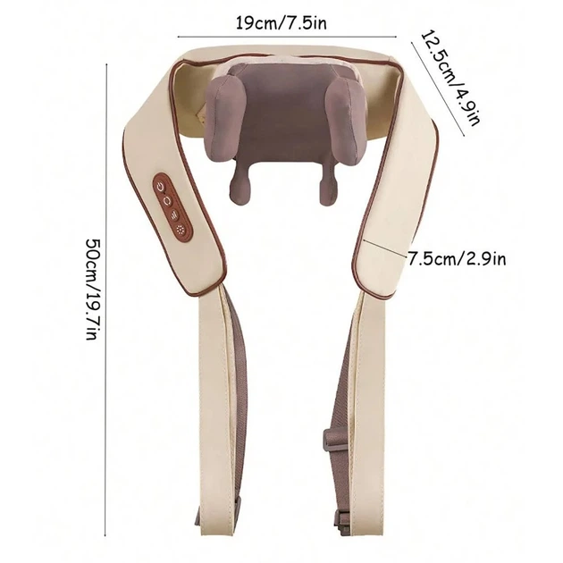 Роликовый массажер для шеи и спины, от USB, MASSAGER XL-653 - изображение 9