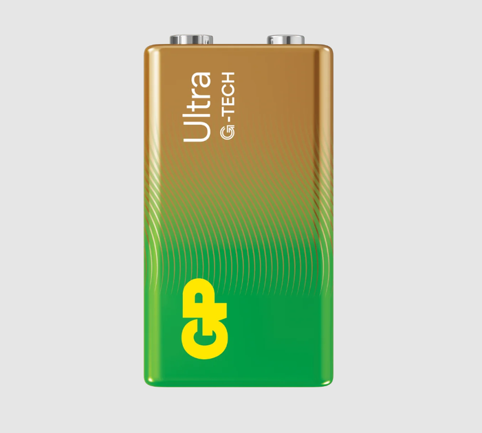 Батарейка крона GP Ultra Alkaline 6LF22 9V 1 шт. пленка - Фото 1 Батарейка крона GP Ultra Alkaline 6LF22 9V 1 шт. пленка - изображение 1