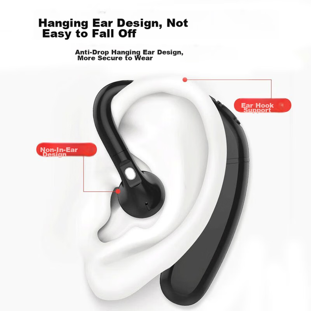 Bluetooth-гарнитура OKSJ Black (6977503200654) - Фото 2 Bluetooth-гарнитура OKSJ Black (6977503200654) - изображение 2