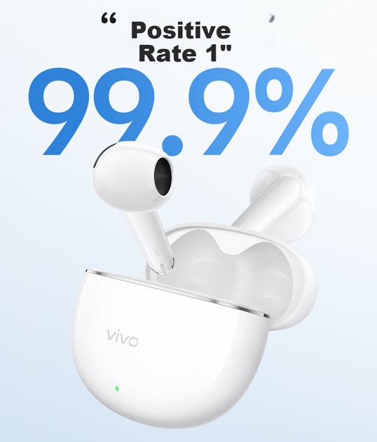 Наушники Vivo TWS Air3 Pro ANC White (6932204510525) - Фото 3 Наушники Vivo TWS Air3 Pro ANC White (6932204510525) - изображение 3