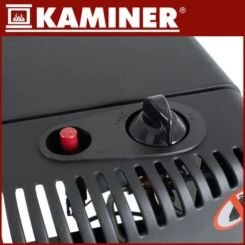 Каталитический газовый обогреватель Kaminer 26157 инфракрасный, 3 уровня мощности, до 60 м² (без баллона) - изображение 6