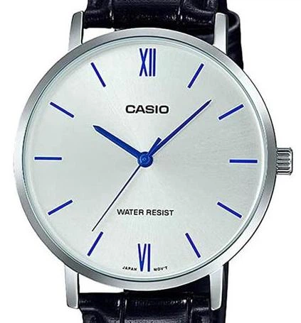 Чоловічий годинник Casio MTP-VT01L-7B1 сріблястий циферблат - зображення 5