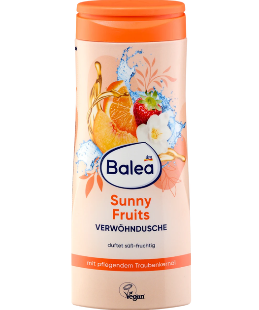 Гель для душу Balea Sunny Fruits 300 мл (4066447942729) - Фото 1 Гель для душу Balea Sunny Fruits 300 мл (4066447942729) - изображение 1