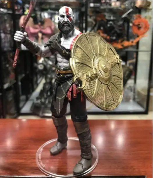 Фигурка Kratos / Кратос – God of War (Бог войны) – Игровой персонаж, коллекционная фигурка с топором Leviathan / Левиафан - изображение 6