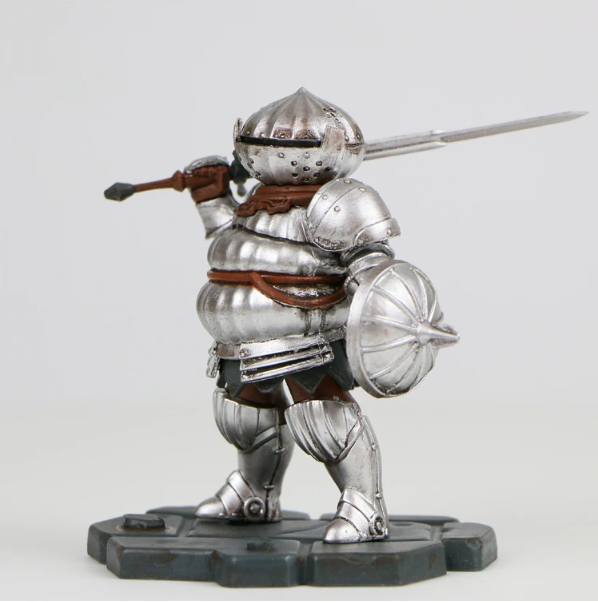 Коллекционная фигурка Dark Souls Дарк Соулс – Knight of Catarina / Рыцарь Катарины (Siegward) – коллекционная статуэтка со щитом и мечом - изображение 6