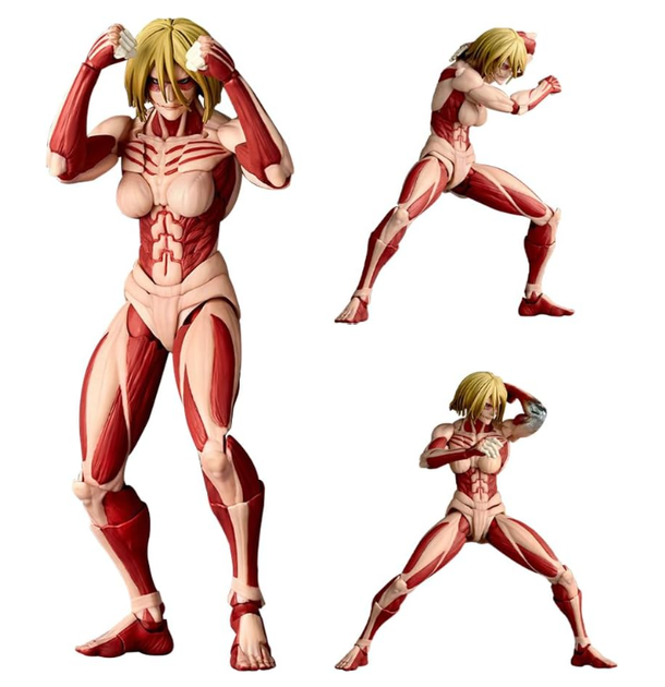 Колекційна аніме фігурка Female Titan Attack on Titan Shingeki no Kyojin (Атака титанів) 18 см – екшн-фігурка Жіночий Титан - зображення 2