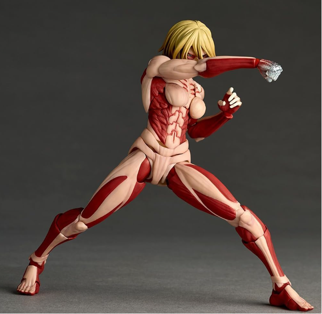 Колекційна аніме фігурка Female Titan Attack on Titan Shingeki no Kyojin (Атака титанів) 18 см – екшн-фігурка Жіночий Титан - зображення 5